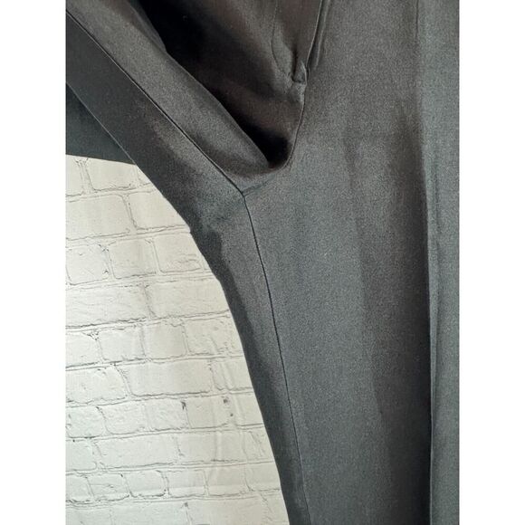 TALBOTS Signature black silk cotton cropped capri pants size 16 - Picture 3 of 7